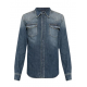 Camasa DOLCE &  GABBANA, Black Logo, Denim - G5JC8DG8GW9S9001