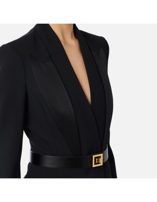 SACOU ELISABETTA FRANCHI,with satin lapels - GI17656E2110