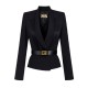 SACOU ELISABETTA FRANCHI,with satin lapels - GI17656E2110