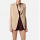 Vesta ELISABETTA FRANCHI,Cotton gabardine waistcoat with jewel buttons,Bej - GI18857E2EA2