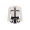 SACOU ELISABETTA FRANCHI, Bi-color double crepe jacket