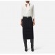 FUSTA ELISABETTA FRANCHI,Skirt in ribbed knit fabric with belt - GK17B56E2110
