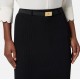 FUSTA ELISABETTA FRANCHI,Skirt in ribbed knit fabric with belt - GK17B56E2110
