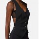 VESTA ELISABETTA FRANCHI, Cotton gabardine waistcoat - GL00156E2110