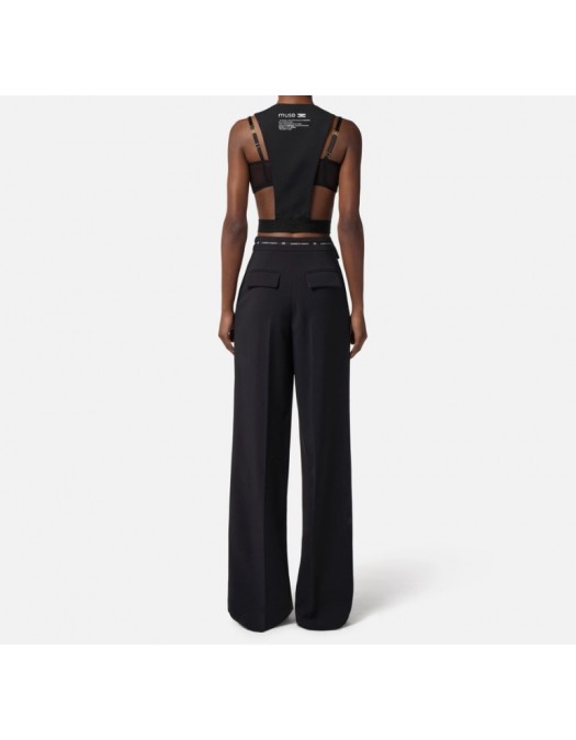 VESTA ELISABETTA FRANCHI, Cotton gabardine waistcoat - GL00156E2110