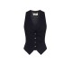 VESTA ELISABETTA FRANCHI, Cotton gabardine waistcoat - GL00156E2110