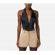 VESTA ELISABETTA FRANCHI, Satin waistcoat with straps - GL00357E2110 VESTA ELISABETTA FRANCHI, Satin waistcoat with straps - GL00357E2110
