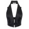 VESTA ELISABETTA FRANCHI, Satin waistcoat with straps