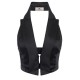 VESTA ELISABETTA FRANCHI, Satin waistcoat with straps - GL00357E2110 VESTA ELISABETTA FRANCHI, Satin waistcoat with straps - GL00357E2110