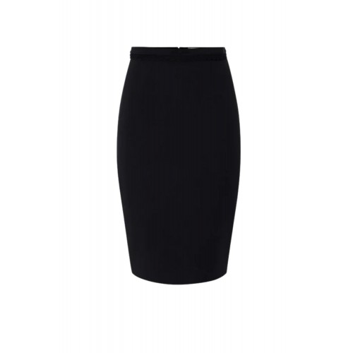 FUSTA ELISABETTA FRANCHI, Midi, Bow Detailing, Black FUSTA ELISABETTA FRANCHI, Midi, Bow Detailing, Black