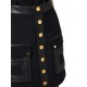 Fusta ELISABETTA FRANCHI,button-embellished mini skirt - GO12057E2110
