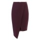 FUSTA ELISABETTA FRANCHI,in crêpe fabric with jewel detail - GO13556E2EA4
