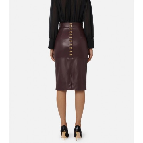 Fusta ELISABETTA FRANCHI, Pencil skirt with jewel clasps Fusta ELISABETTA FRANCHI, Pencil skirt with jewel clasps