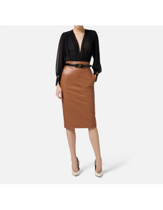Fusta ELISABETTA FRANCHI,with jewel clasps - GO14557E2EC1