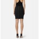 Fusta ELISABETTA FRANCHI, Skirt in bi-elastic fabric with criss-cross laces - GO14757E2110 Fusta ELISABETTA FRANCHI, Skirt in bi-elastic fabric with criss-cross laces - GO14757E2110