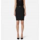 Fusta ELISABETTA FRANCHI, Skirt in bi-elastic fabric with criss-cross laces - GO14757E2110 Fusta ELISABETTA FRANCHI, Skirt in bi-elastic fabric with criss-cross laces - GO14757E2110