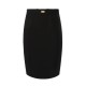 Fusta ELISABETTA FRANCHI, Skirt in bi-elastic fabric with criss-cross laces - GO14757E2110 Fusta ELISABETTA FRANCHI, Skirt in bi-elastic fabric with criss-cross laces - GO14757E2110