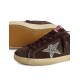 Sneakers GOLDEN GOOSE,  Super Star In brown leather with glitter star decoration - GWF00101F00755960574 Sneakers GOLDEN GOOSE,  Super Star In brown leather with glitter star decoration - GWF00101F00755960574