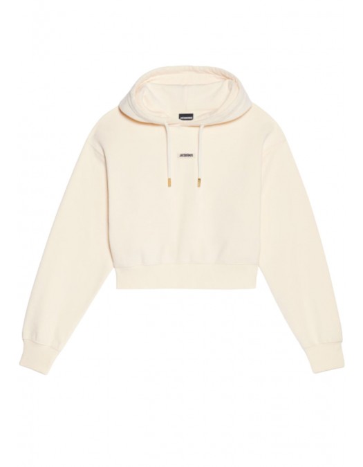 HANORAC JACQUEMUS, The Gros Grain hoodie,Beige - HOW00247AJ00109130