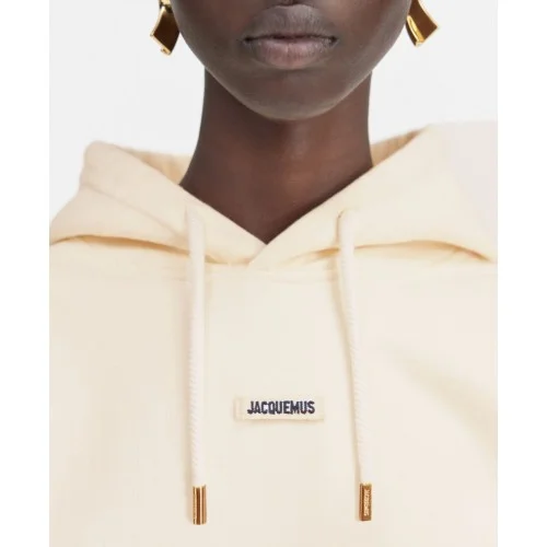 HANORAC JACQUEMUS, The Gros Grain hoodie,Beige