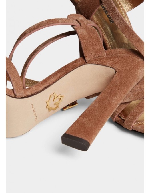 Sandale DSQUARED2,Twin Heeled Sandals - HSW0271015035205080 Sandale DSQUARED2,Twin Heeled Sandals - HSW0271015035205080