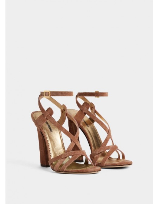 Sandale DSQUARED2,Twin Heeled Sandals - HSW0271015035205080 Sandale DSQUARED2,Twin Heeled Sandals - HSW0271015035205080