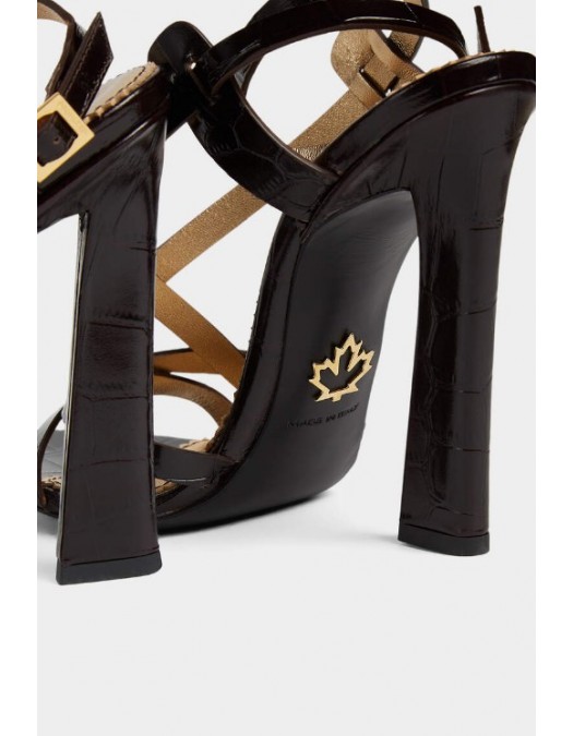 Sandale DSQUARED2,Twin Heeled Sandals - HSW0271138800015081 Sandale DSQUARED2,Twin Heeled Sandals - HSW0271138800015081