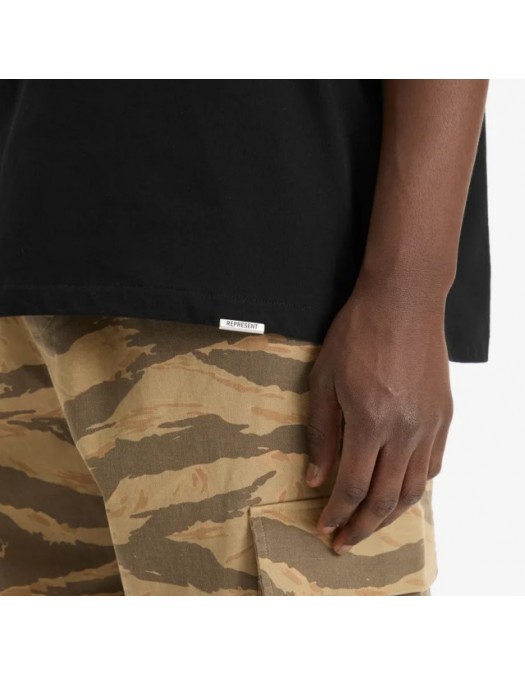 Tricou REPRESENT, Initial, Oversized, Simple, Black - INM4742001