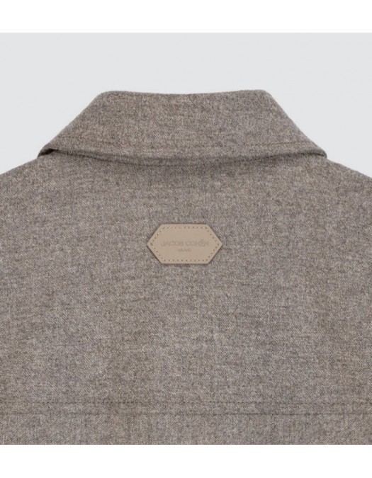 Jacheta JACOB COHEN, Wool Flanel Overshirt - JUME0027080S3679RWD477 Jacheta JACOB COHEN, Wool Flanel Overshirt - JUME0027080S3679RWD477