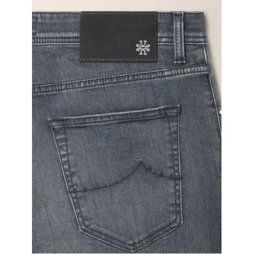 Jeans JACOB COHEN ,Nick Slim 5 Pocket,Dark Grey Super Stretch Denim Jeans JACOB COHEN ,Nick Slim 5 Pocket,Dark Grey Super Stretch Denim