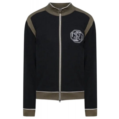 JACHETA STEFANO RICCI, Sports jacket with logo embroidery JACHETA STEFANO RICCI, Sports jacket with logo embroidery