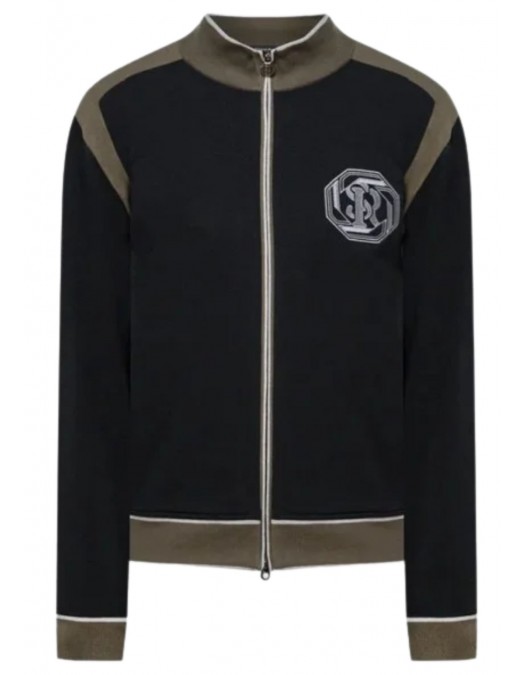 JACHETA STEFANO RICCI, Sports jacket with logo embroidery JACHETA STEFANO RICCI, Sports jacket with logo embroidery