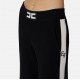 PANTALON ELISABETTA FRANCHI,Viscose trousers with shiny bands, Regular - KP69S56E2EF3