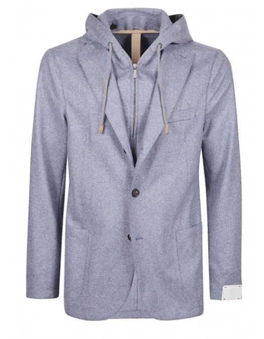 Jacheta ELEVENTY,Breasted Wool Bib Jacket - L70GIAF02JAC2401808N
