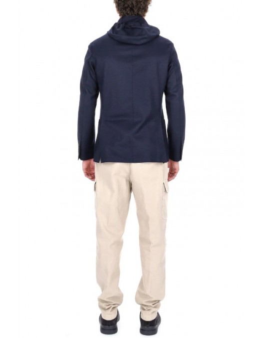 Jacheta ELEVENTY, Wool jersey jacket with detachable bib - L70GIAF02JAC2401881 Jacheta ELEVENTY, Wool jersey jacket with detachable bib - L70GIAF02JAC2401881