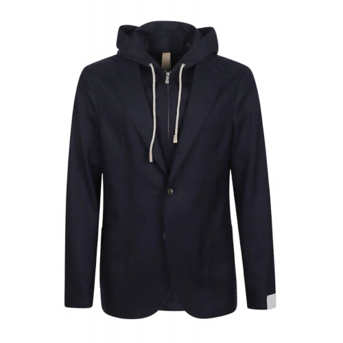 Jacheta ELEVENTY, Wool jersey jacket with detachable bib Jacheta ELEVENTY, Wool jersey jacket with detachable bib