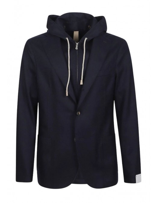 Jacheta ELEVENTY, Wool jersey jacket with detachable bib - L70GIAF02JAC2401881 Jacheta ELEVENTY, Wool jersey jacket with detachable bib - L70GIAF02JAC2401881