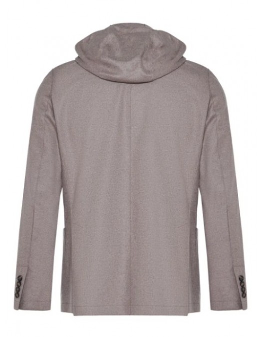 Jacheta ELEVENTY, Wool jersey jacket with detachable bib - L70GIAF02JAC2401881