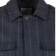 Jacheta ELEVENTY, OVERSHIRT BLUE STRIPES - L70GIAJ17TES0L08411 Jacheta ELEVENTY, OVERSHIRT BLUE STRIPES - L70GIAJ17TES0L08411