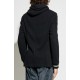 Jacheta ELEVENTY , BLACK Jacket with detachable hood - L70GIAK01TES0L19022 Jacheta ELEVENTY , BLACK Jacket with detachable hood - L70GIAK01TES0L19022