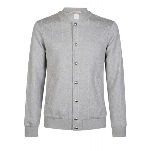 Jacheta ELEVENTY, Cotton Cotton Sweatshirt bomber Gesso Jacheta ELEVENTY, Cotton Cotton Sweatshirt bomber Gesso