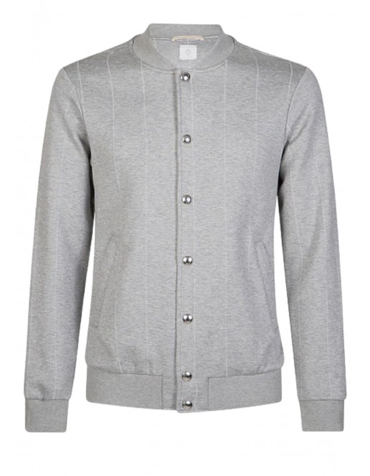 Jacheta ELEVENTY, Cotton Cotton Sweatshirt bomber Gesso - L75FELL21TES0L09813