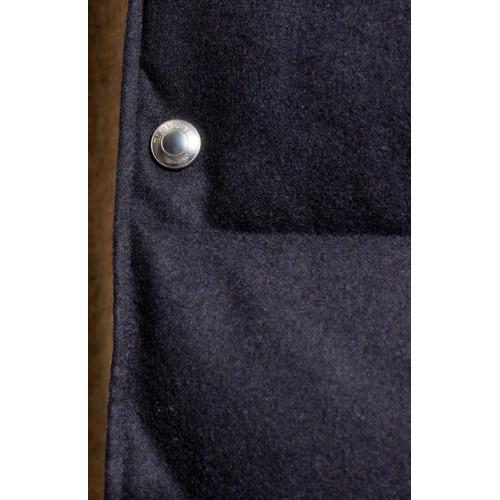 Vesta ELEVENTY,NAVY BLUE Puffer vest with detachable hood Vesta ELEVENTY,NAVY BLUE Puffer vest with detachable hood
