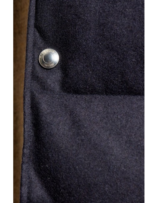 Vesta ELEVENTY,NAVY BLUE Puffer vest with detachable hood - L75GILH04TES0H02711 Vesta ELEVENTY,NAVY BLUE Puffer vest with detachable hood - L75GILH04TES0H02711