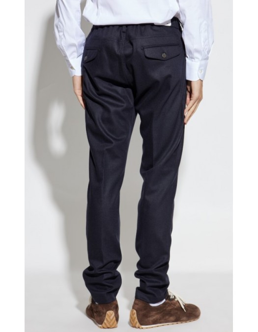 Pantaloni ELEVENTY, NAVY BLUE Wool pleated trousers - L75PANB21TES0H02714 Pantaloni ELEVENTY, NAVY BLUE Wool pleated trousers - L75PANB21TES0H02714