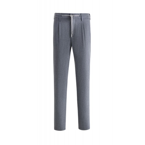 Pantaloni ELEVENTY, Grey Wool pleated trousers
