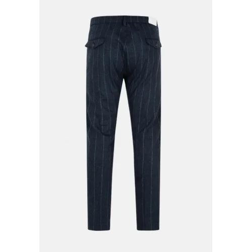 Pantaloni ELEVENTY,NAVY WOOL AND CASHMERE TROUSERS