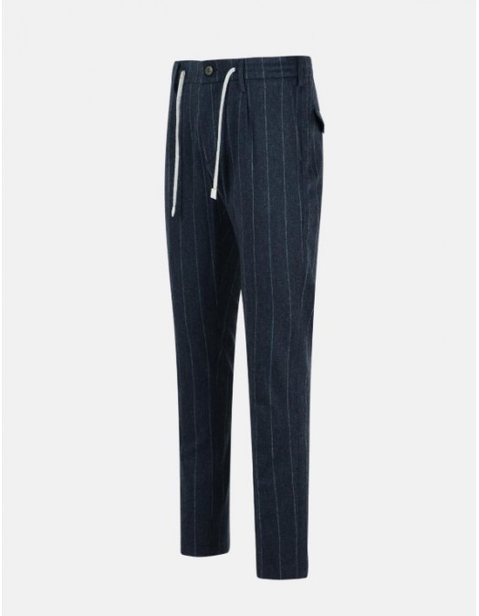 Pantaloni ELEVENTY,NAVY WOOL AND CASHMERE TROUSERS - L75PANB21TES0L08414 Pantaloni ELEVENTY,NAVY WOOL AND CASHMERE TROUSERS - L75PANB21TES0L08414