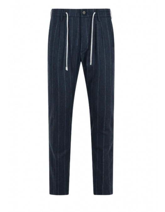 Pantaloni ELEVENTY,NAVY WOOL AND CASHMERE TROUSERS - L75PANB21TES0L08414 Pantaloni ELEVENTY,NAVY WOOL AND CASHMERE TROUSERS - L75PANB21TES0L08414