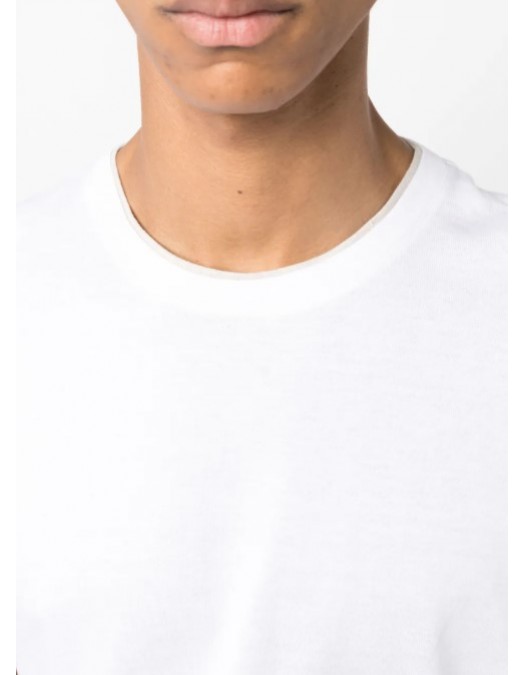 Tricou ELEVENTY, layered cotton T-Shirt - L75TSHK19TES0K03504 Tricou ELEVENTY, layered cotton T-Shirt - L75TSHK19TES0K03504